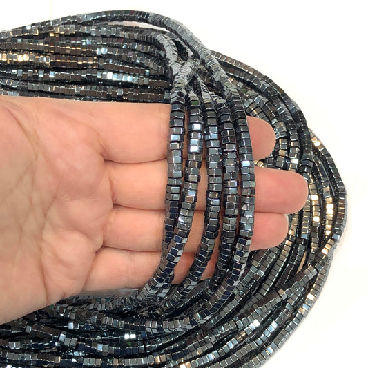 6x2mm Somun Hematit - Antrasit