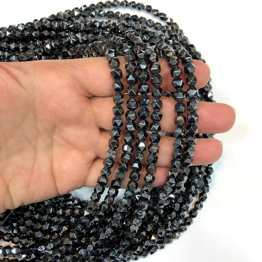6mm Piramit Hematit - Antrasit