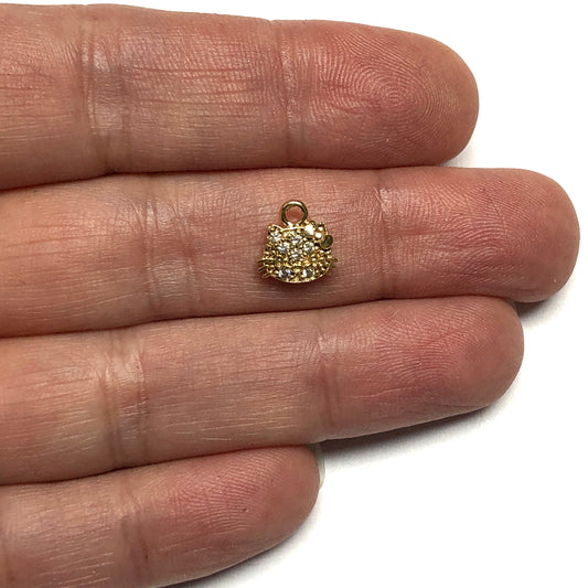 Altın Kaplama Zirkon Taşlı Hello Kitty