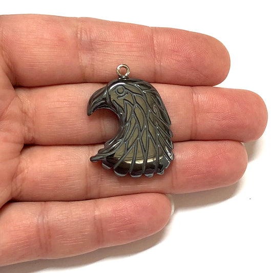 Hematit Kolye Ucu - Kartal