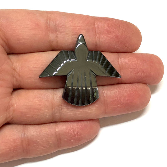 Hematit Kolye Ucu - Kuş