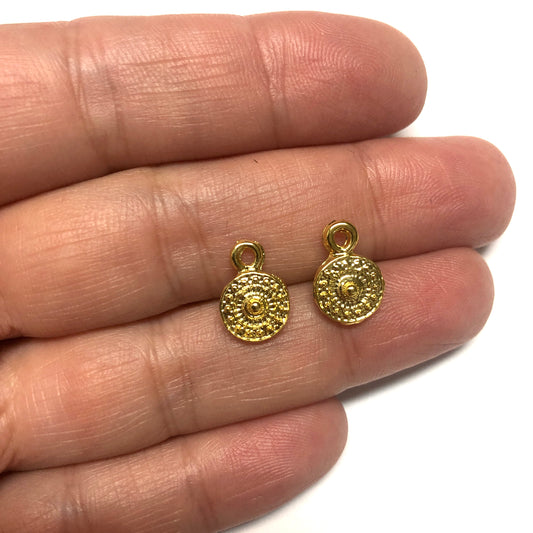 Vergoldete runde 9 mm Shake-Halterung