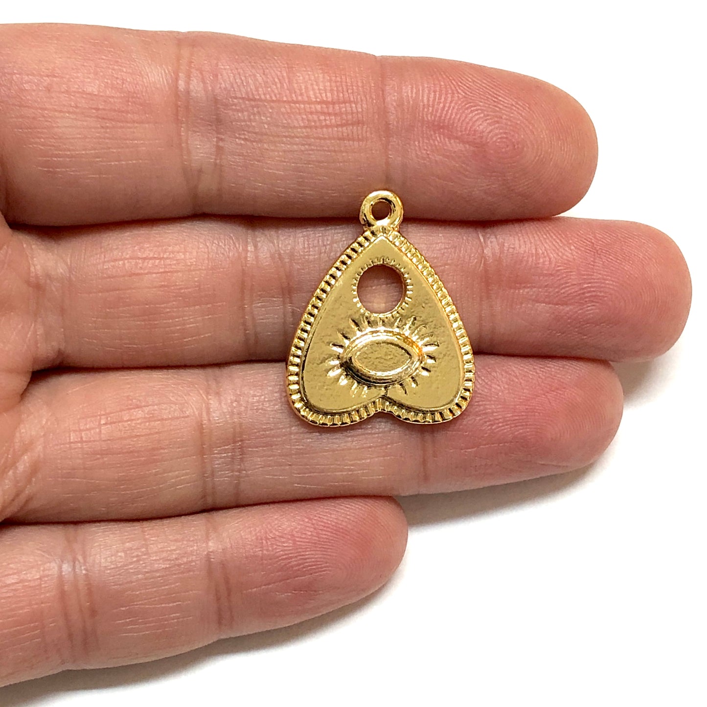 Gold Plated Heart Pendant-3