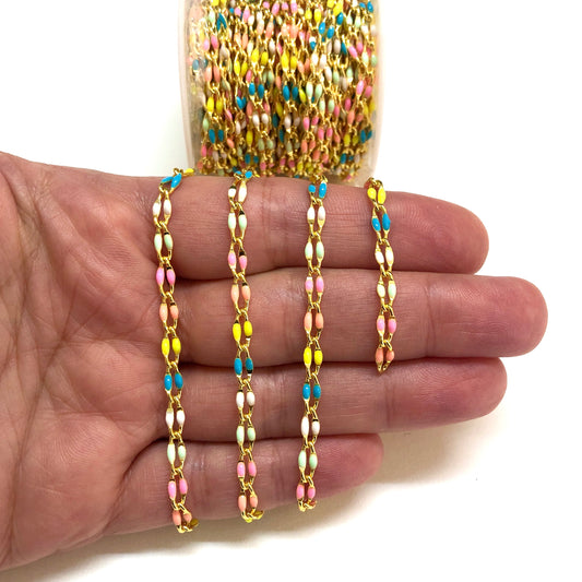 Altın Kaplama Mineli Zincir