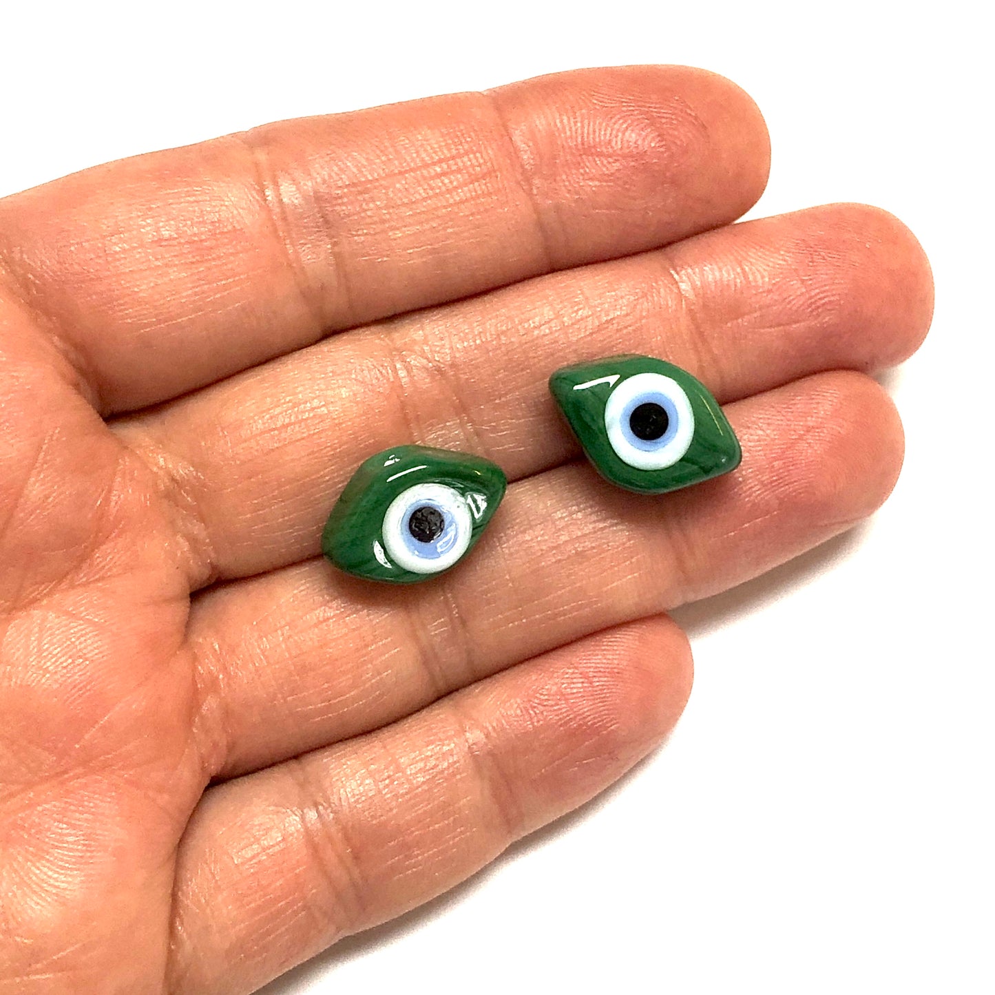 Murano Glass Evil Eye Eye - Green