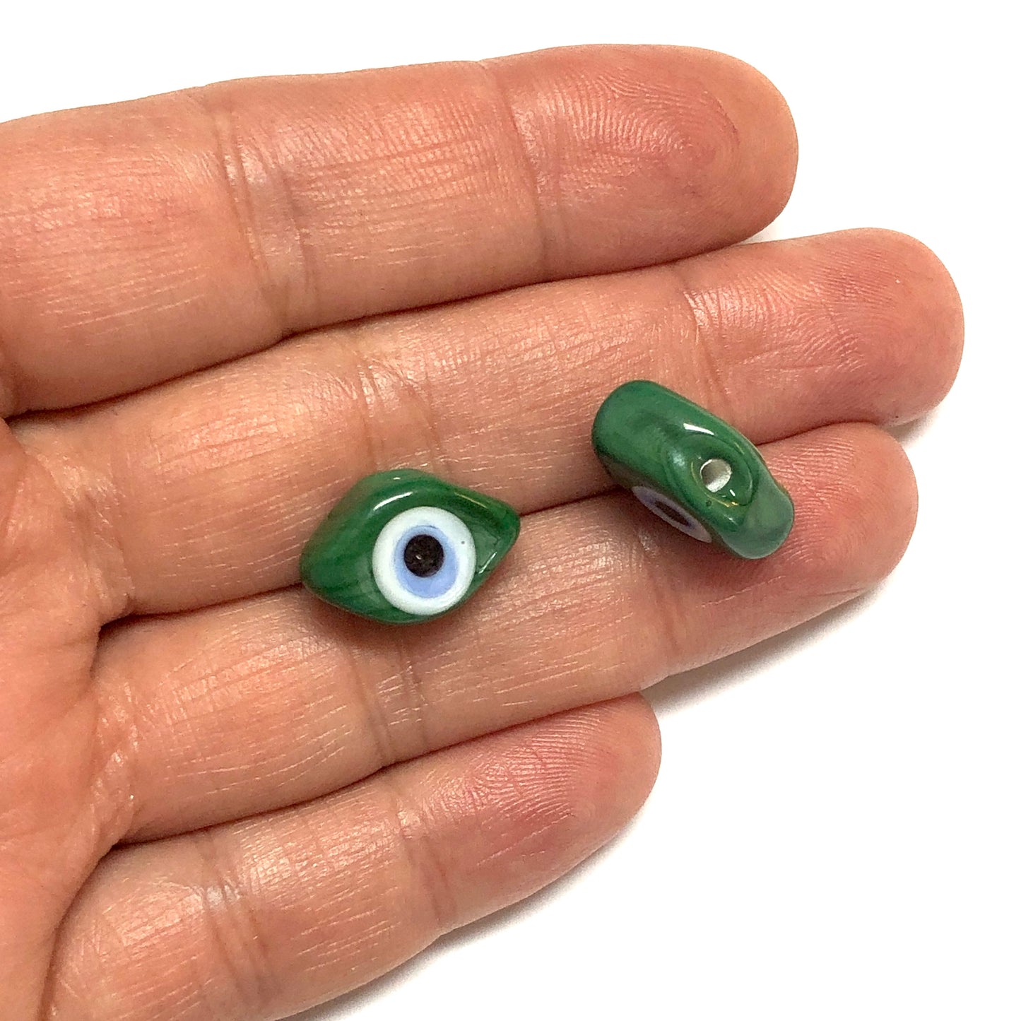 Evil Eye Auge aus Muranoglas - Grün