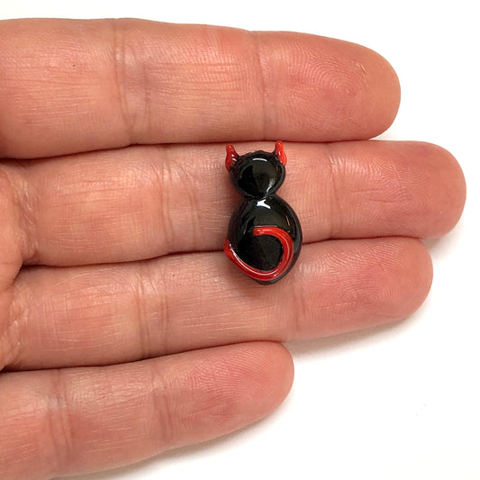 Murano Cam Kedi - Siyah