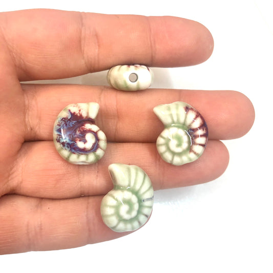 Seramik Salyangoz Büyük Boy  - Mint