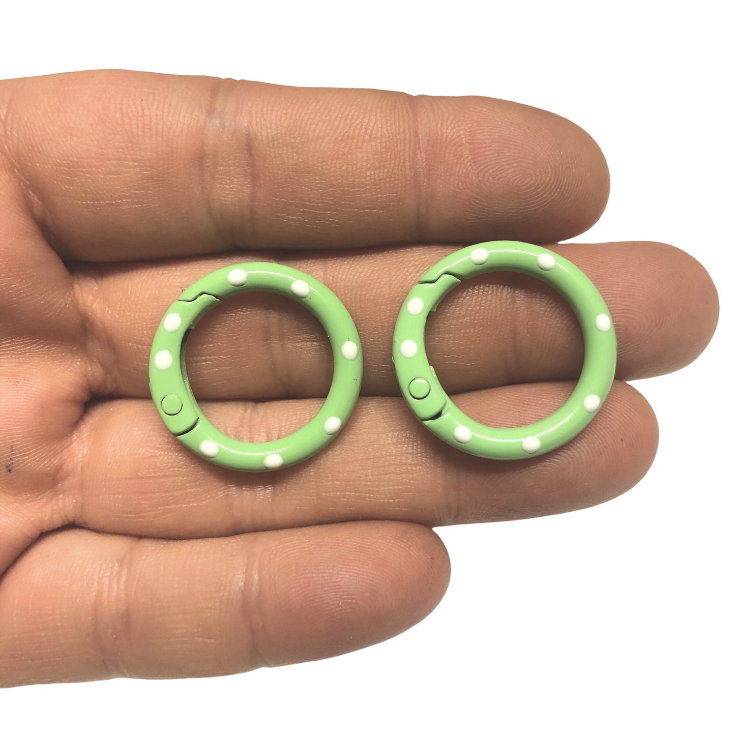 Mineli Yuvarlak Benekli Karabina  25mm - Yeşil