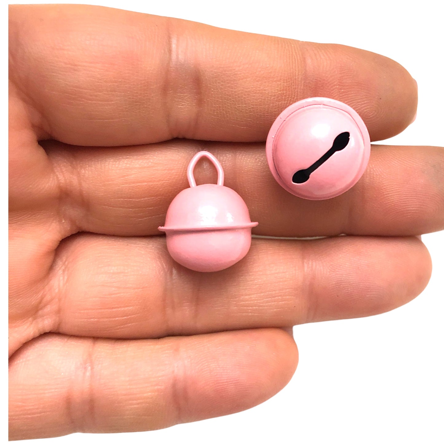 Renkli Sallantı Zil -17x20mm- Açık Pembe