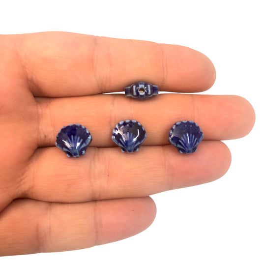 Seramik İstiridye  - Lacivert