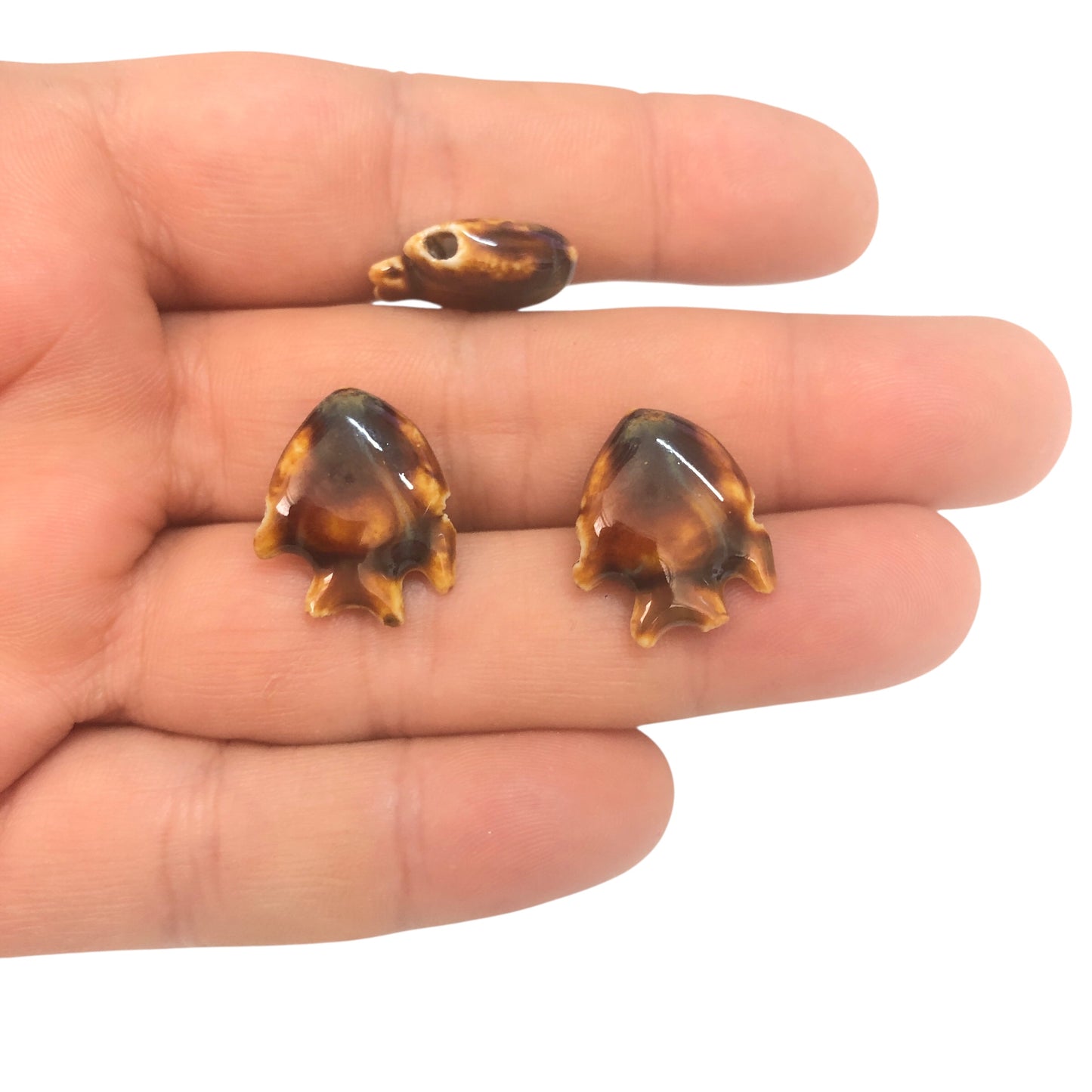 Seramik Balık - Kahverengi