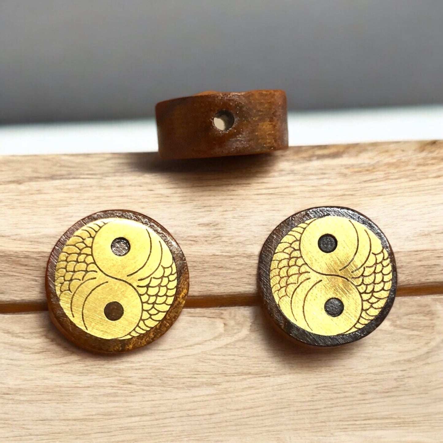 Esmer Venge Üzeri Pirinç Kakma Aparat  - 10