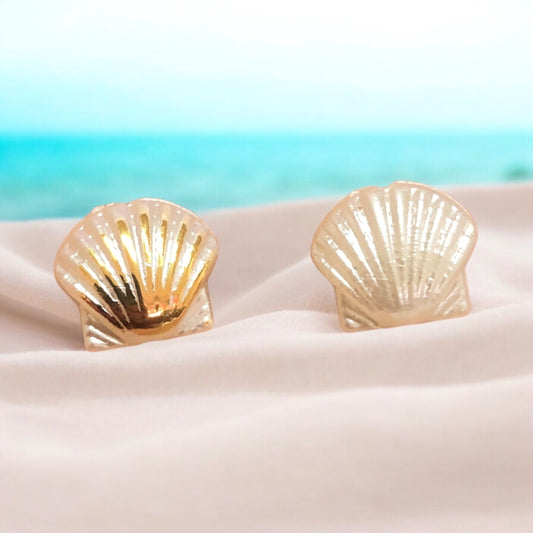 Akrilik  Altın Yaldızlı İstiridye-2