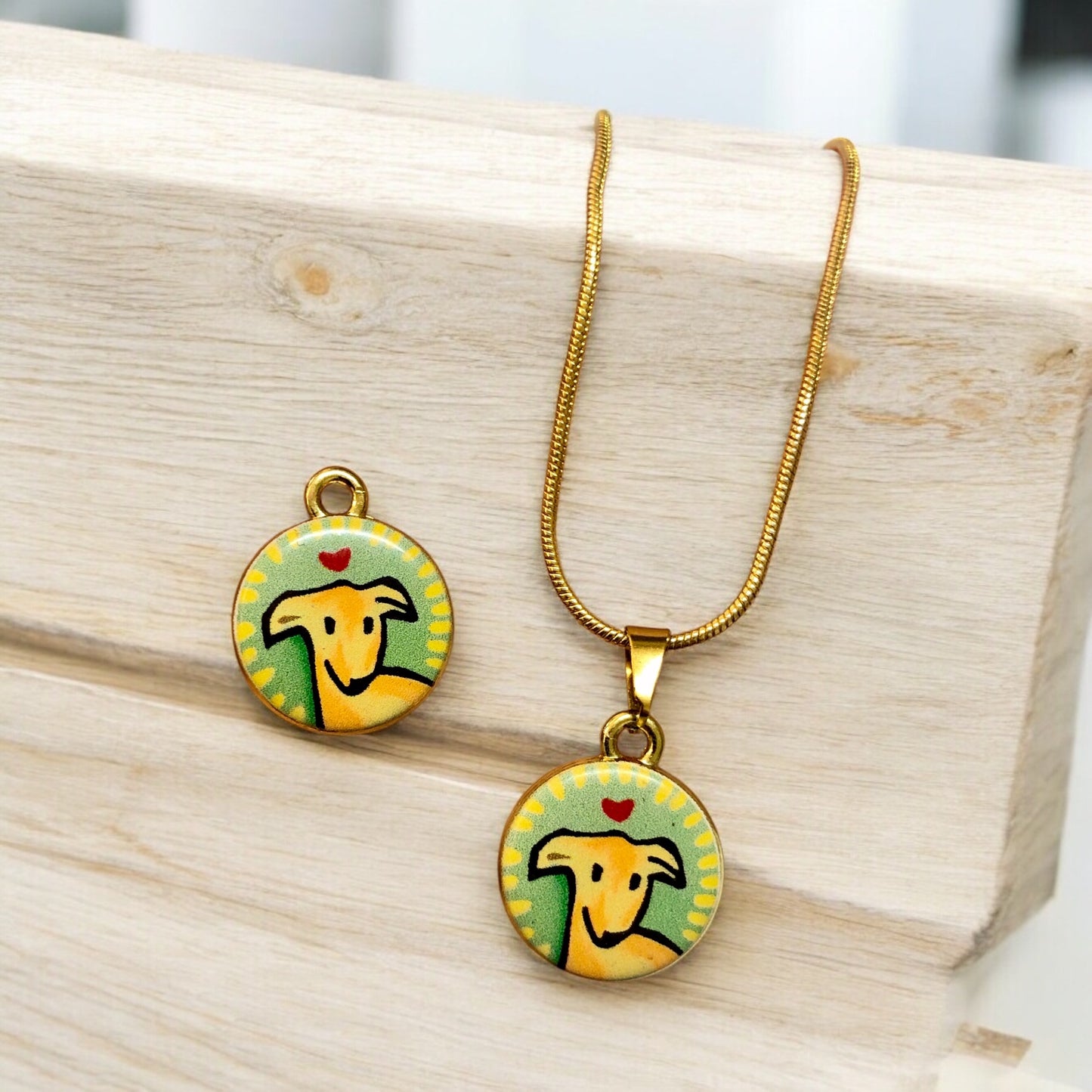Gold Plated Zircon Stone T Lock -1