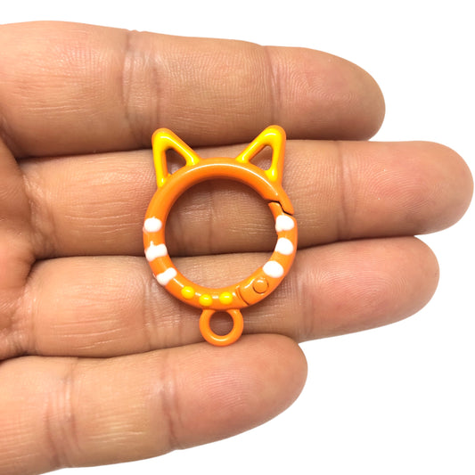 Mineli Kedi Anahtarlık Aparatı -2 - Turuncu