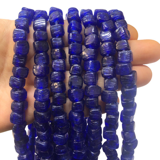 Küp Ocak Boncuğu-10mm-Lacivert