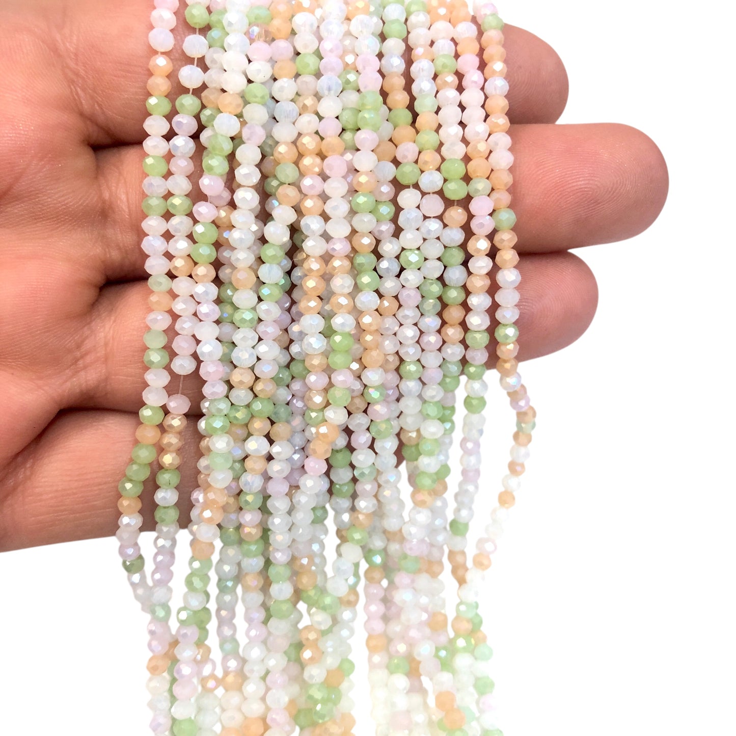 Kristal Boncuk, Mix Çin Kristali -2mm- 106