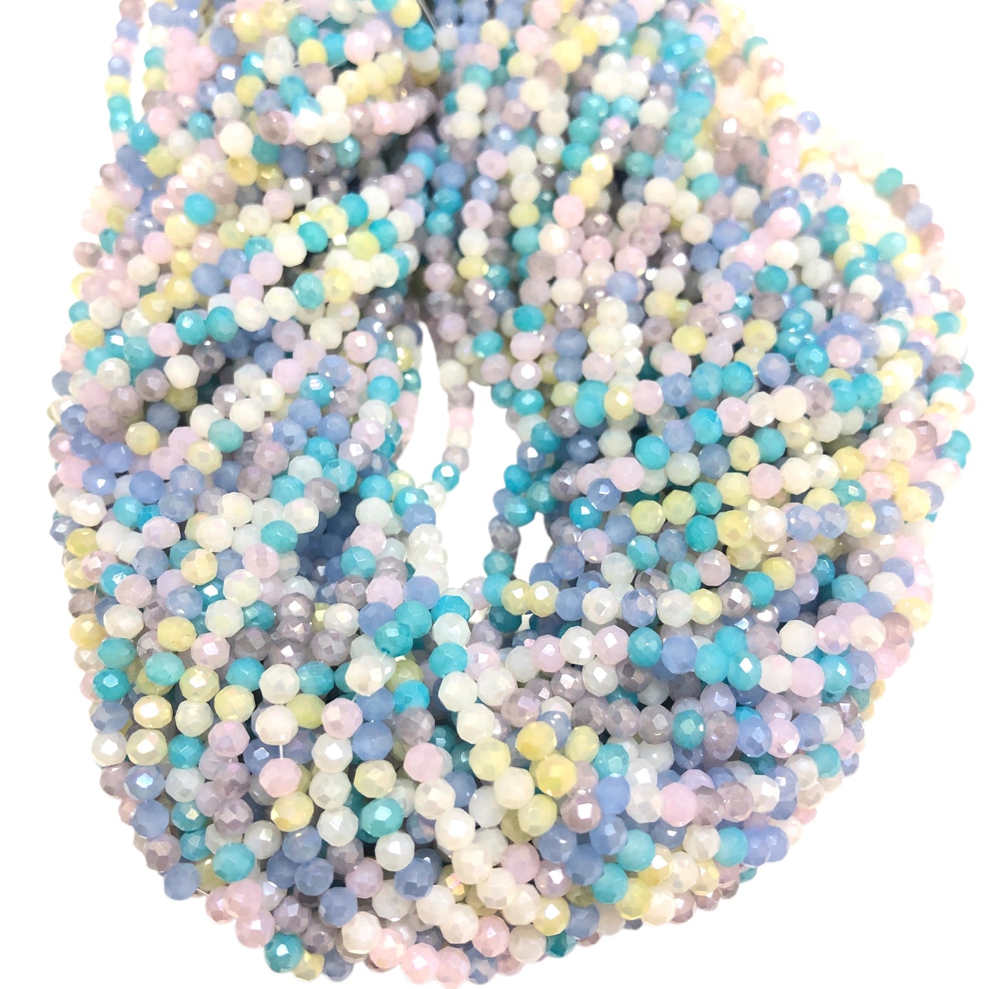 Kristal Boncuk, Mix Çin Kristali-3mm-80