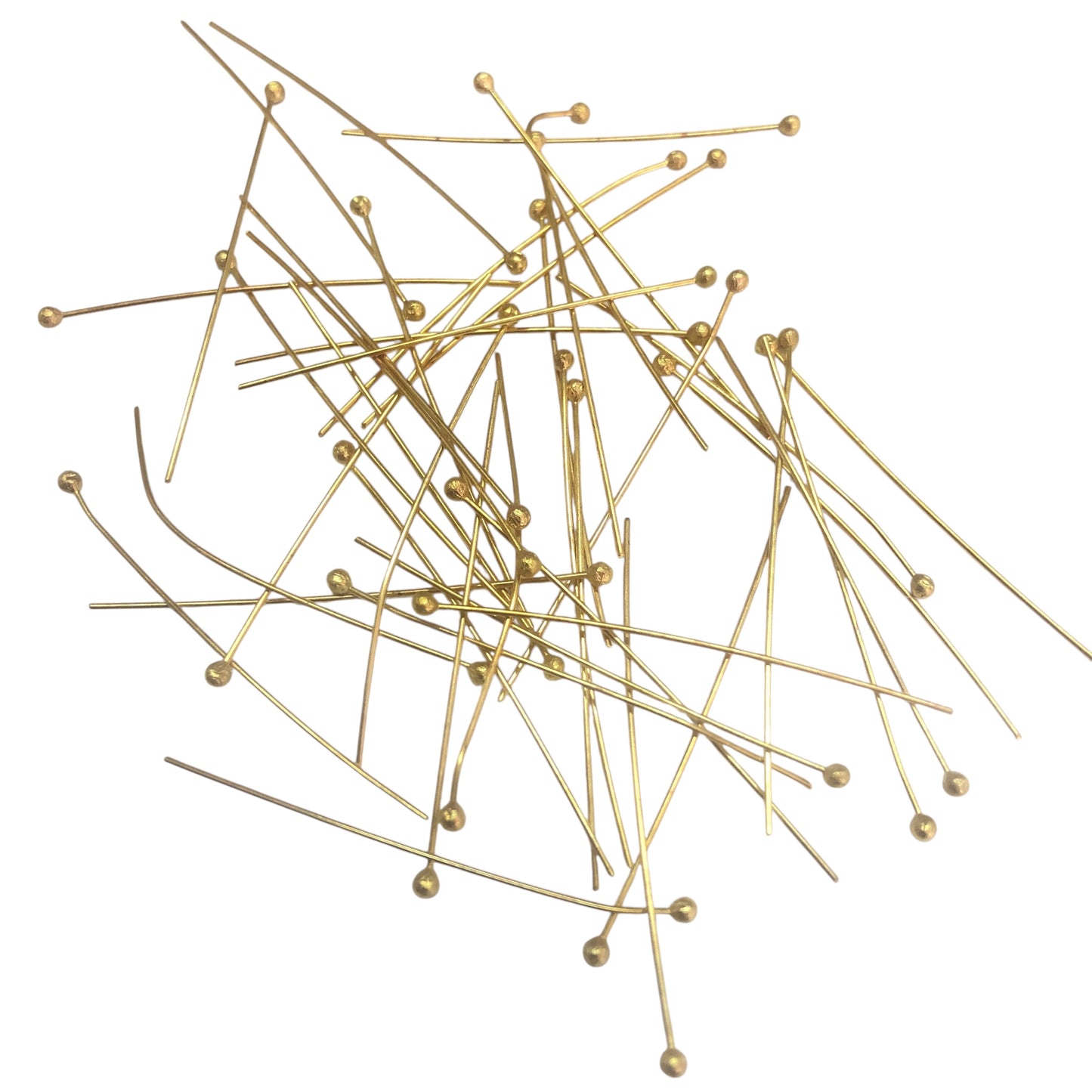 Gold Plated Ball Head Nail 40mm