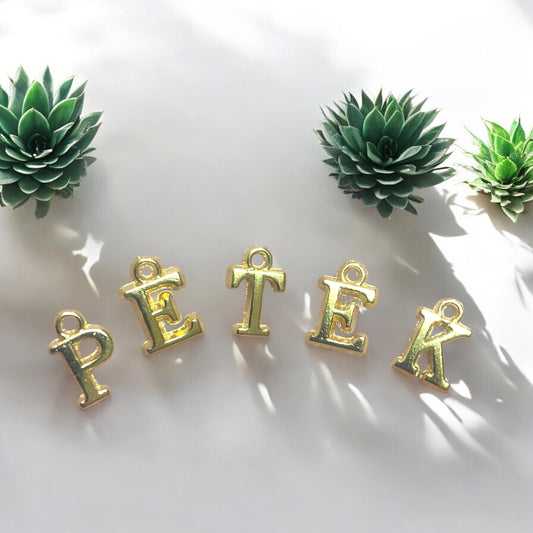 Gold Plated Hanging Letter