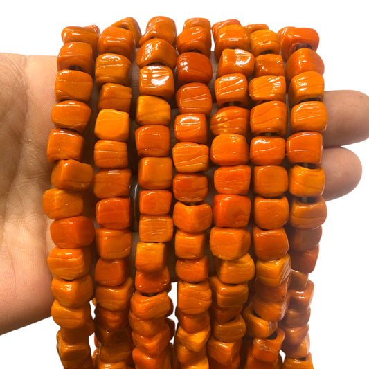 Küp Ocak Boncuğu-10mm-Turuncu