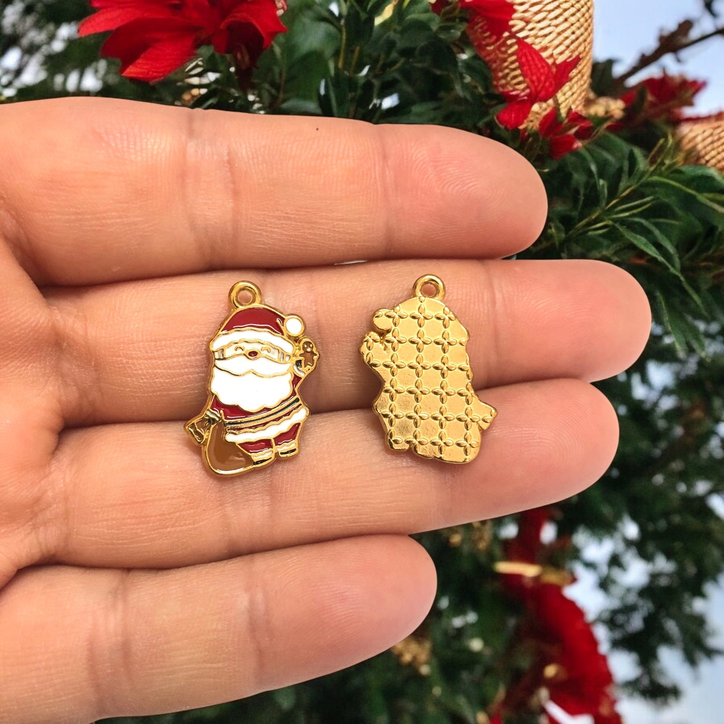 Sarı Çelik Yılbaşı  Aparatı - Noel 🎅 Baba