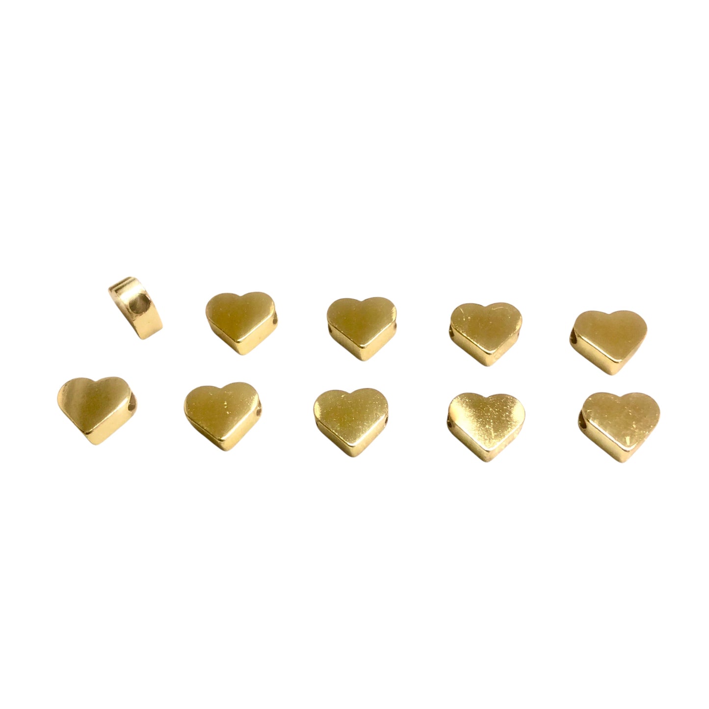 Rhodium Plated Heart Model Insert