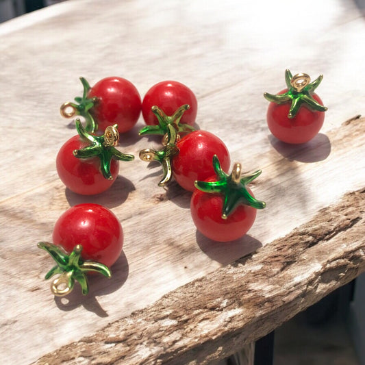 Altın Kaplama Üç boyutlu Domates  Sallantı