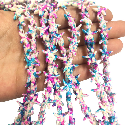 Havlit Deniz Yıldızı - Pembe &Mavi Mix