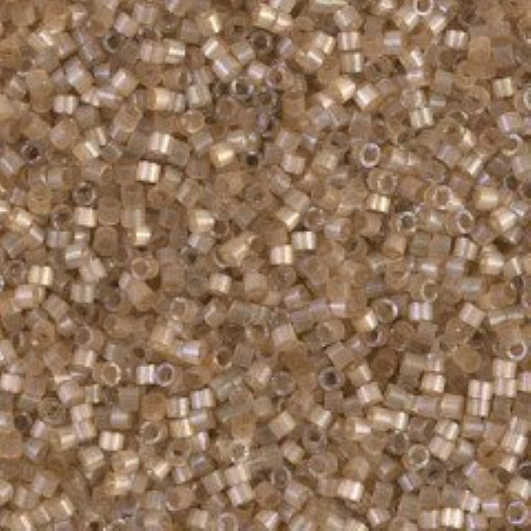 Miyuki Beads, Miyuki Delica 11/0 DB0058 Marine Blue Lined Crystal AB