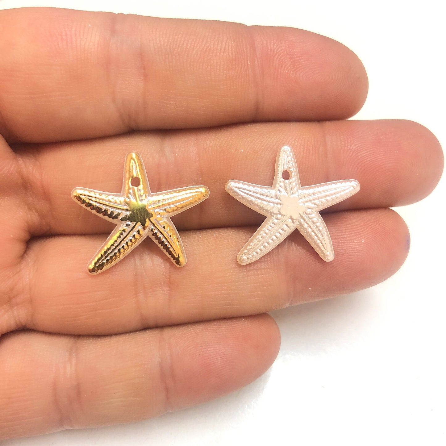 Akrilik Altın Yaldızlı  Sallantı   Deniz Yıldızı