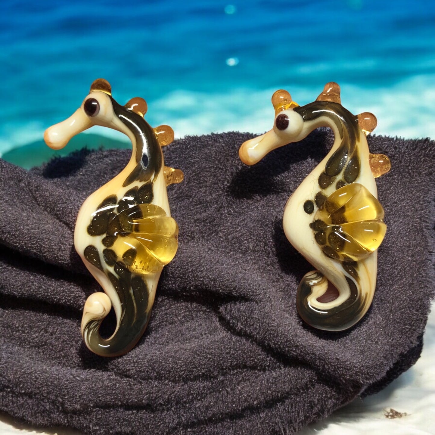 Murano Deniz Atı - Krem