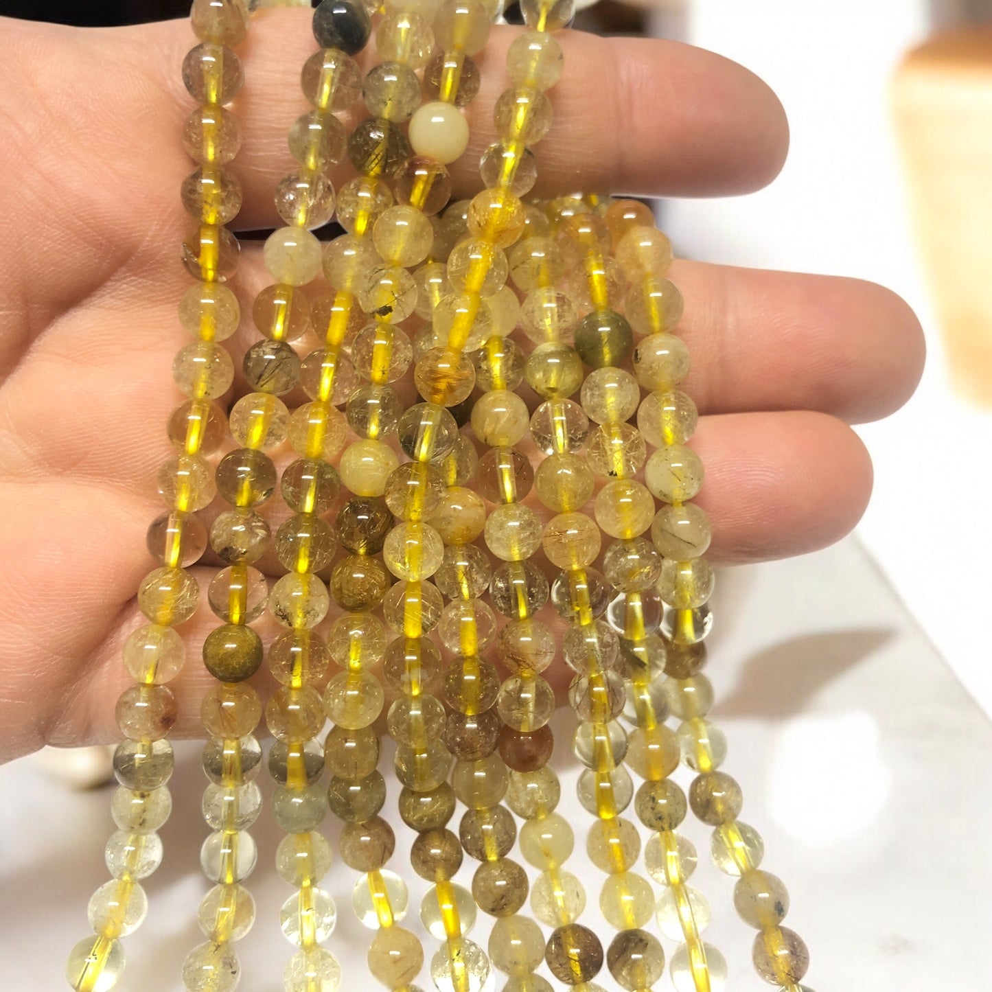 Gold Rutil Taşı  (Beril) - 6 mm