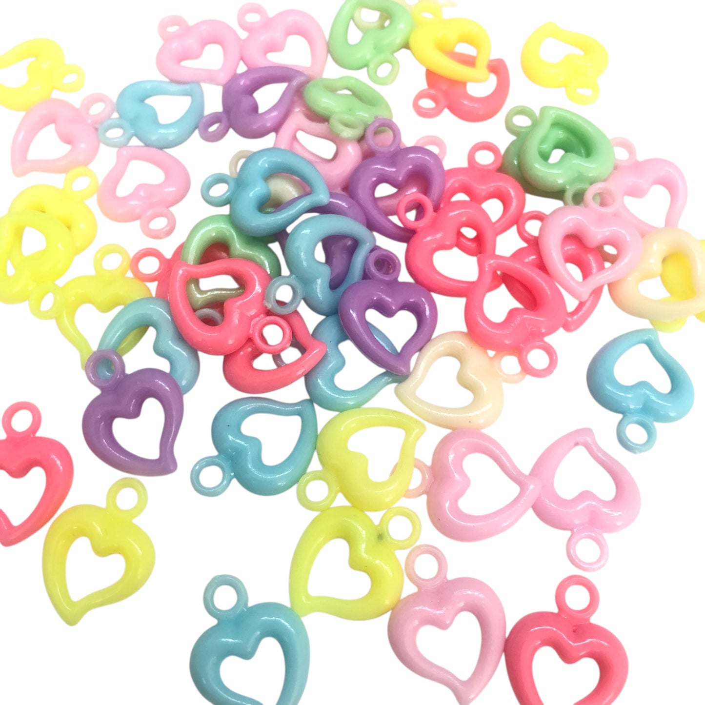 Akrilik Boncuk Sallantı Kalp