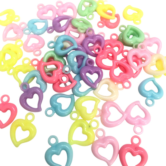 Akrilik Boncuk Sallantı Kalp