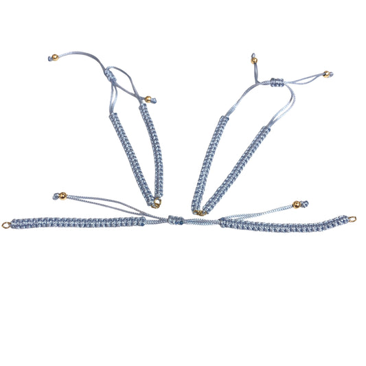 Makrome Örgü İp Asansör- Buz Mavisi