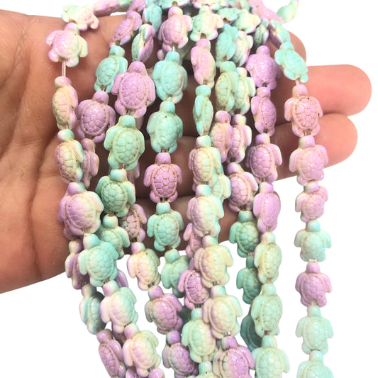 Turkuaz Havlit Kaplumbağ- Lila & Mint Mix