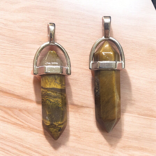 Doğal Taş Füze Kolye Ucu - Kaplangözü