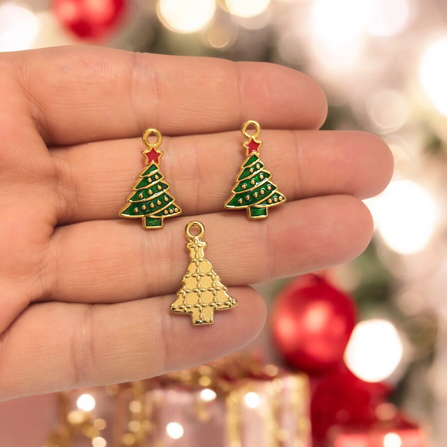 Sarı Çelik Yılbaşı  Aparatı - Çam Ağacı