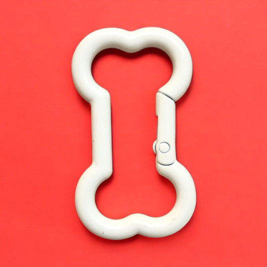 Mineli Kemik Anahtarlık Aparatı - Beyaz