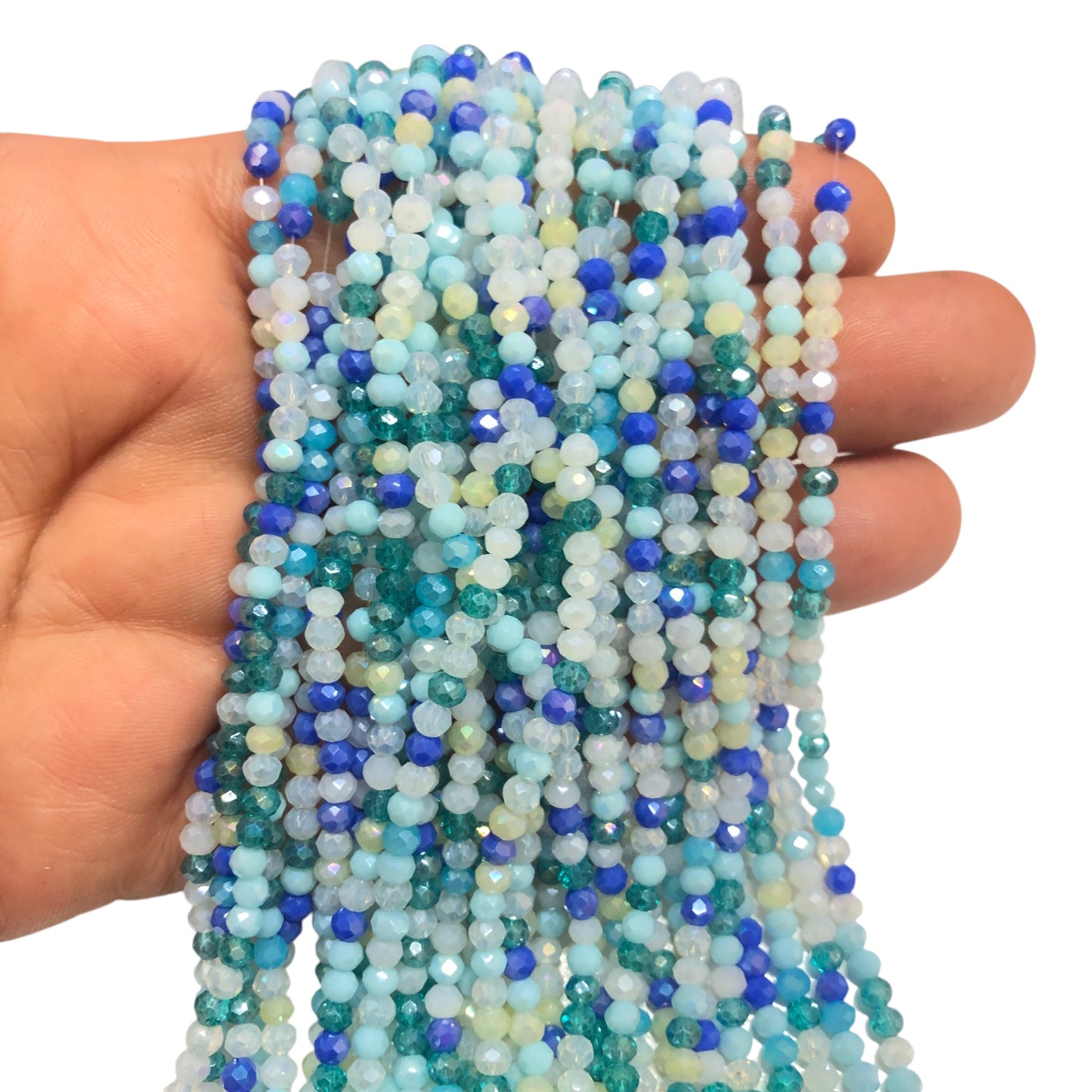 Kristal Boncuk, Mix Çin Kristali-3mm-78