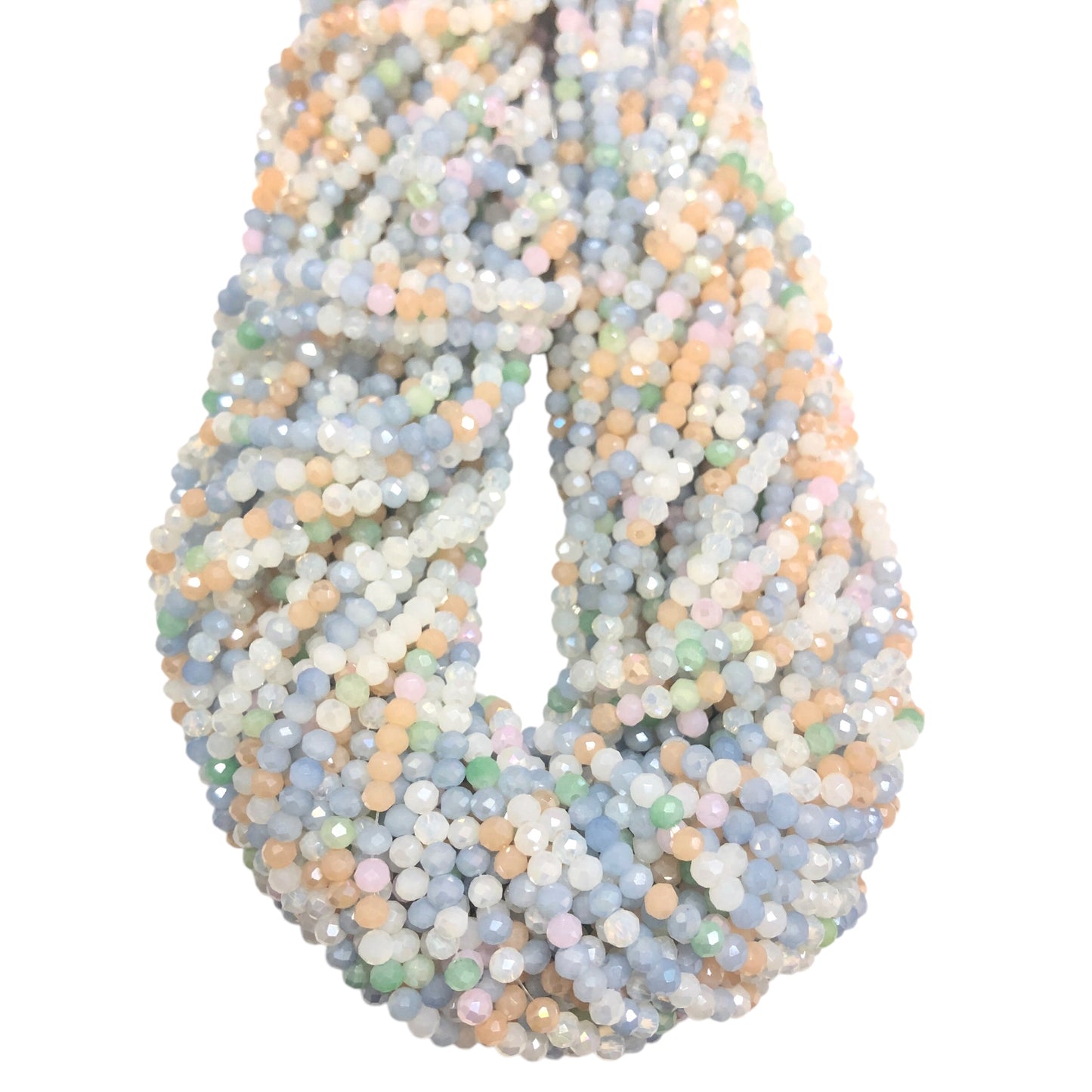 Kristal Boncuk, Mix Çin Kristali-3mm-83