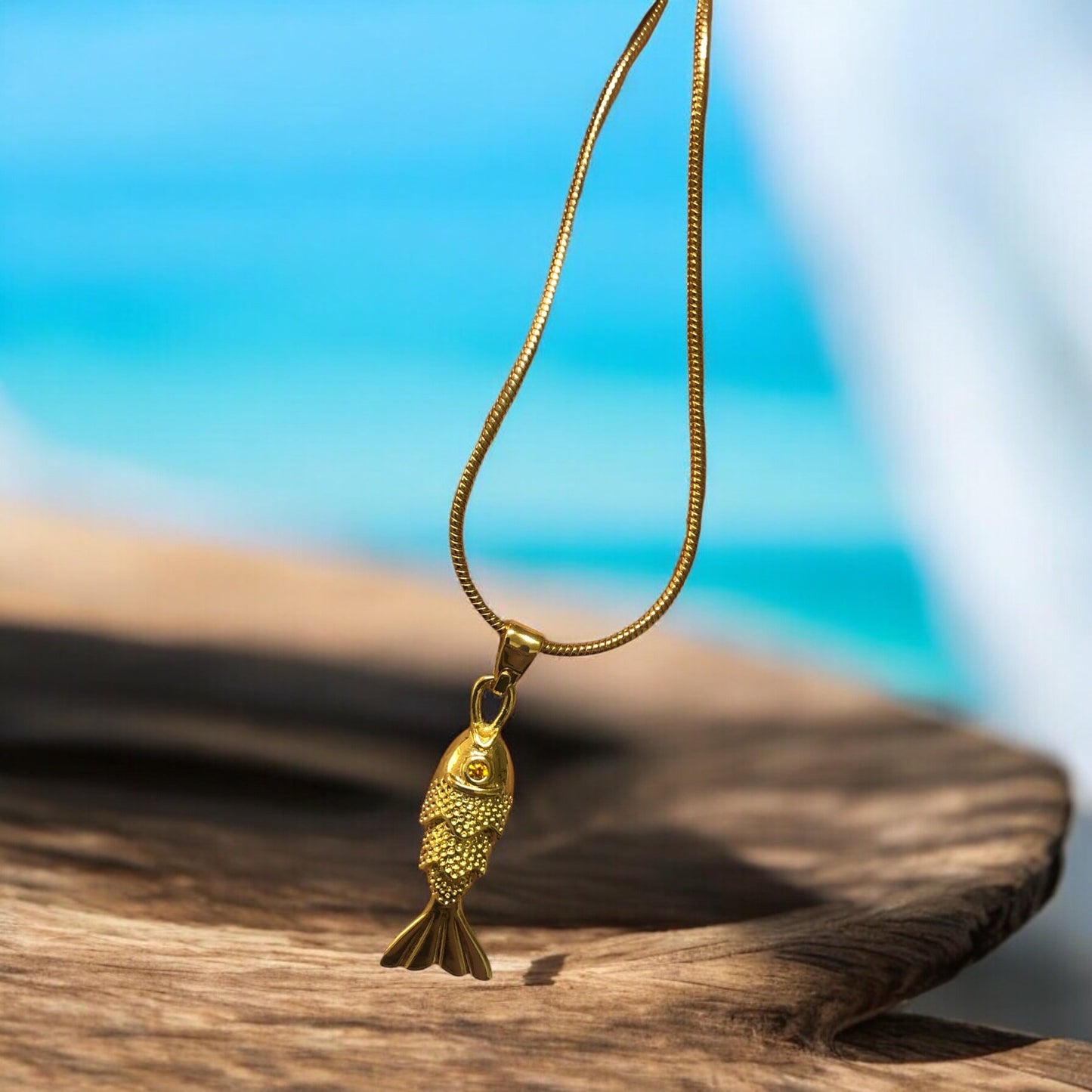 Altın Kaplama Hareketli Balık Küçük Boy