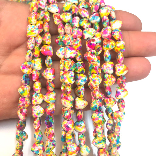 Turkuaz Havlit Kalp Yan Delikli- Mix