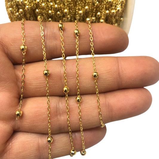 Altın Kaplama 0.40 mm Forse Toplu Zincir-1