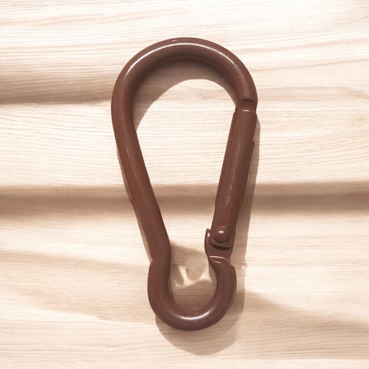 Çanta Charm Aksesuar& Anahtarlık Klipsi -Kahverengi