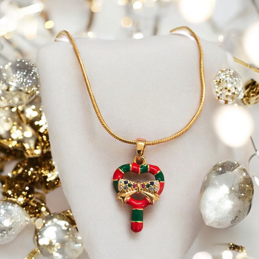 Altın Kaplama Zirkon Taşlı Mineli Yeni Yıl Aparat - Fiyonklu Anahtar