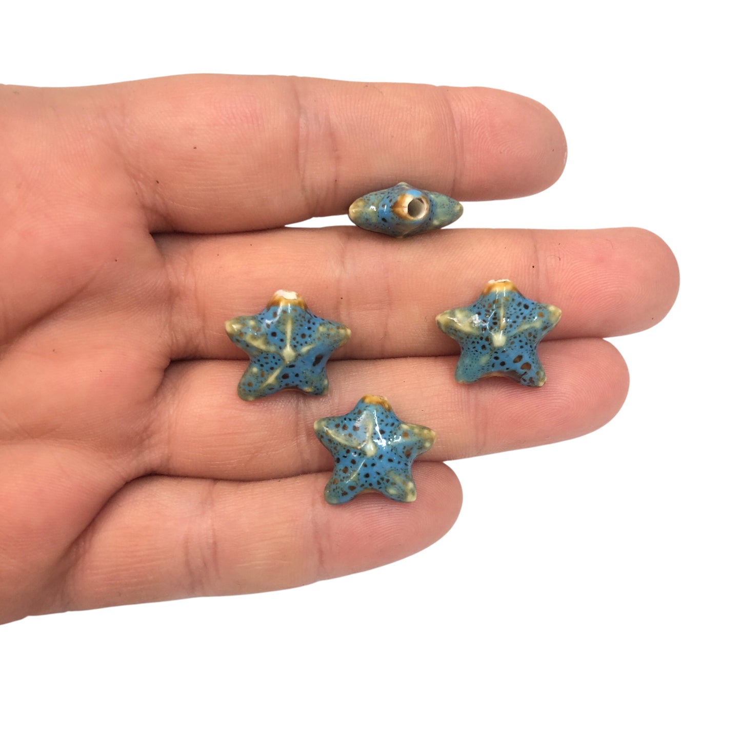 Seramik Yıldız  Orta Boy  - Turkuaz