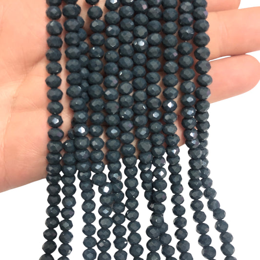 Çin Kristali 6mm - 6095 Duman Rengi